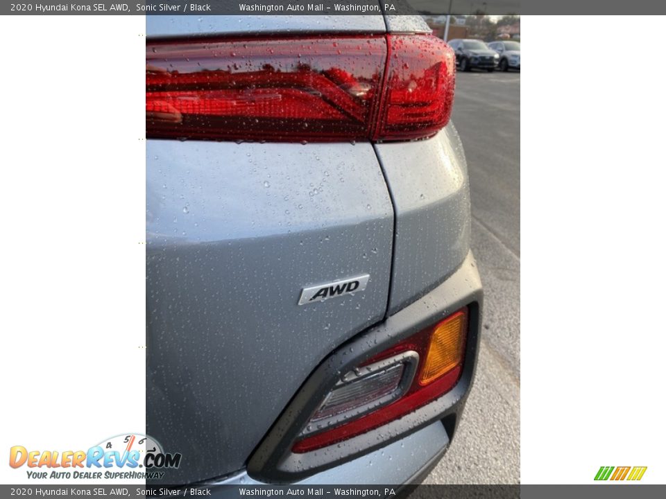 2020 Hyundai Kona SEL AWD Sonic Silver / Black Photo #23