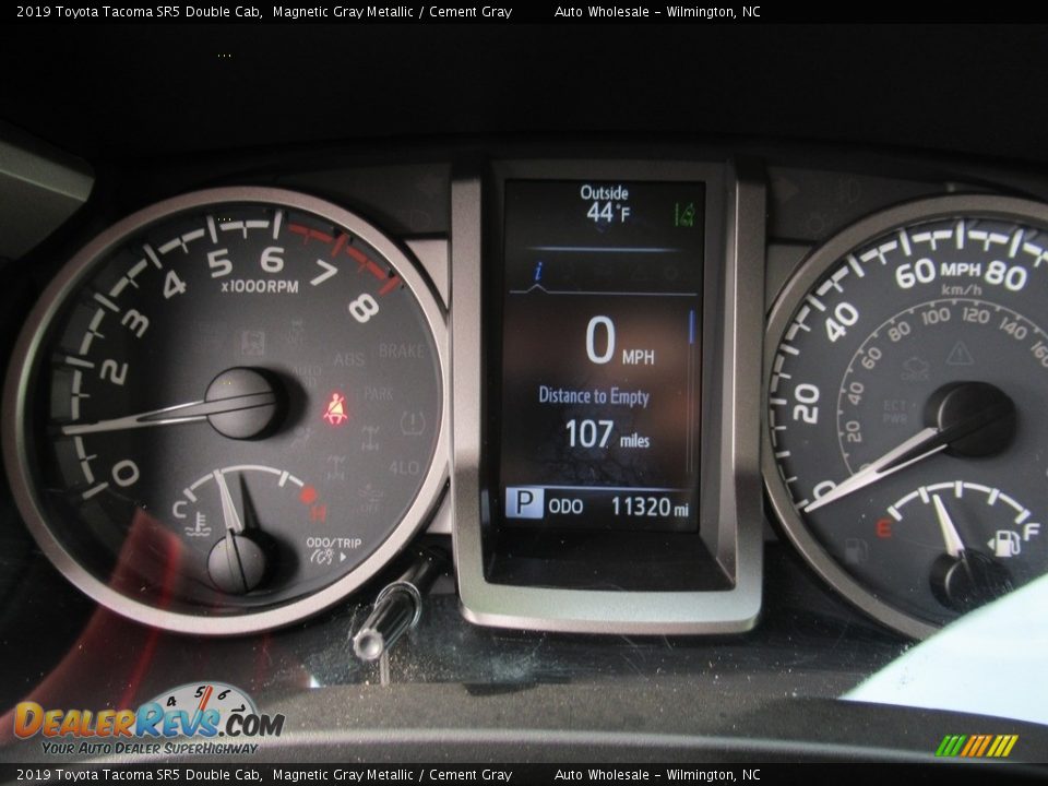 2019 Toyota Tacoma SR5 Double Cab Magnetic Gray Metallic / Cement Gray Photo #15