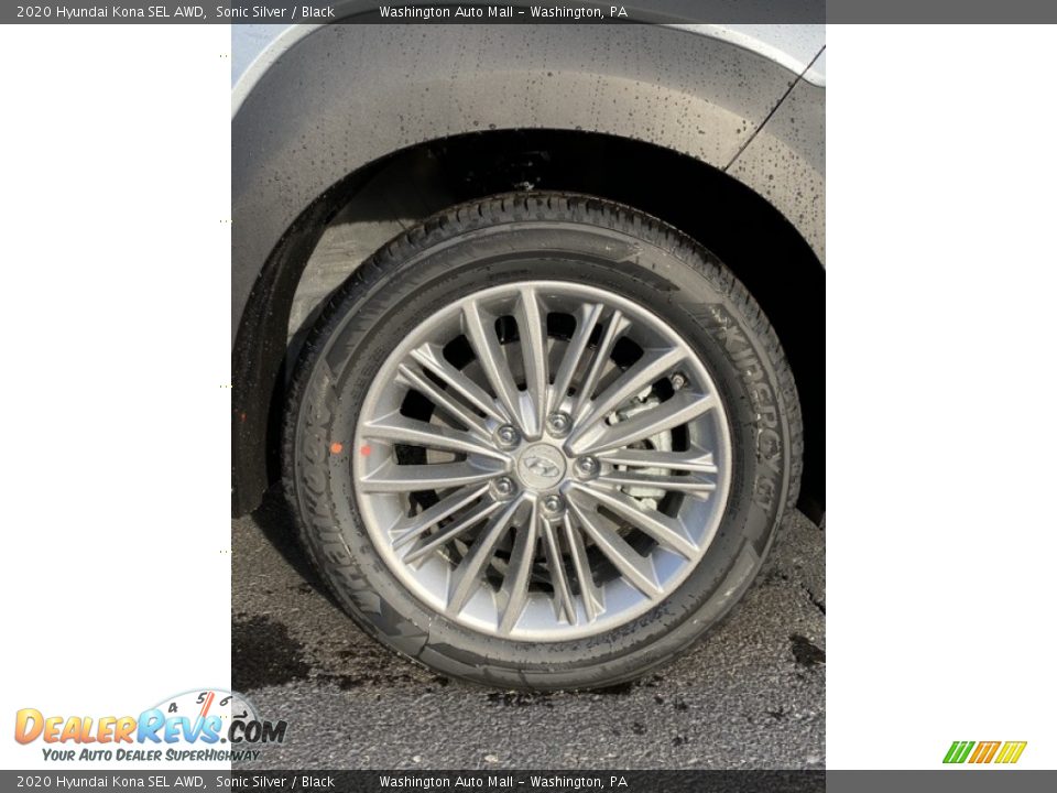 2020 Hyundai Kona SEL AWD Sonic Silver / Black Photo #31