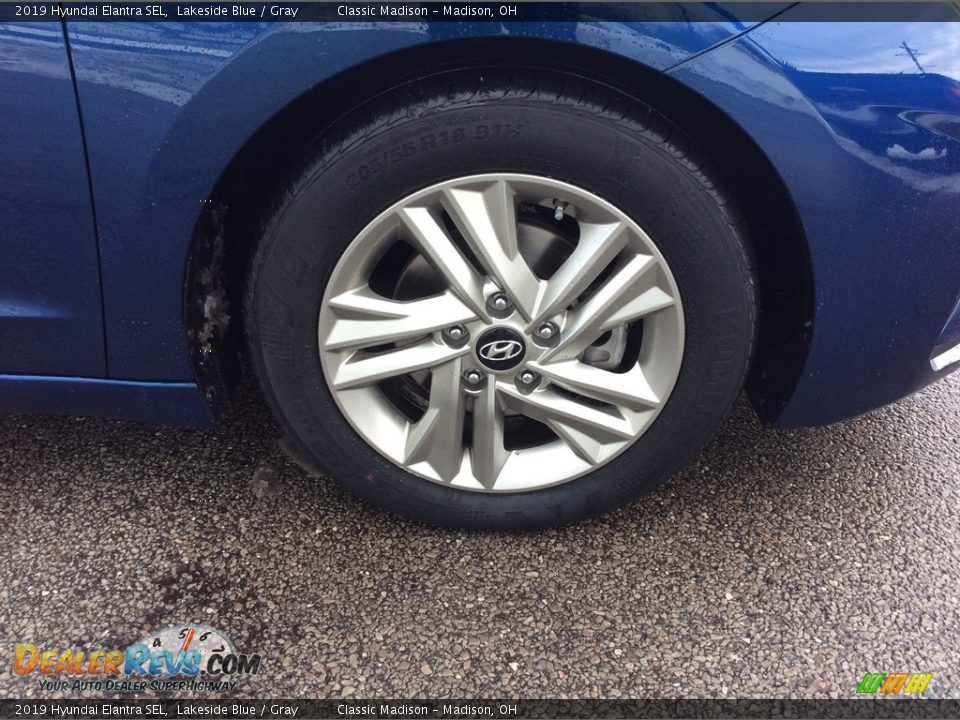 2019 Hyundai Elantra SEL Lakeside Blue / Gray Photo #11