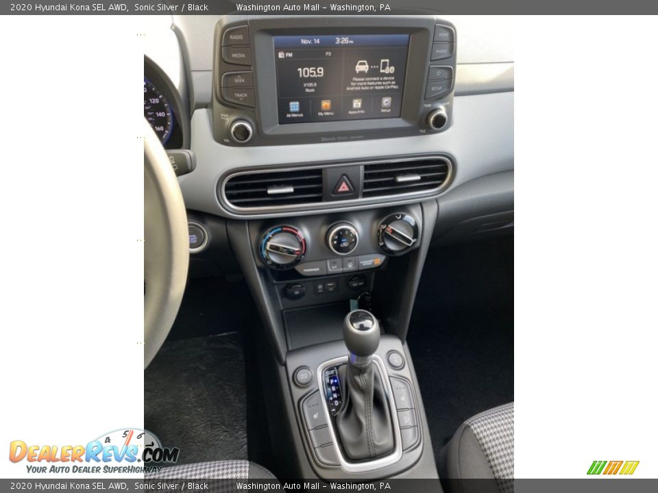 2020 Hyundai Kona SEL AWD Sonic Silver / Black Photo #33