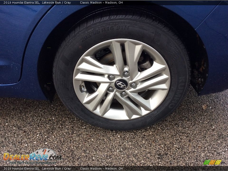 2019 Hyundai Elantra SEL Lakeside Blue / Gray Photo #13
