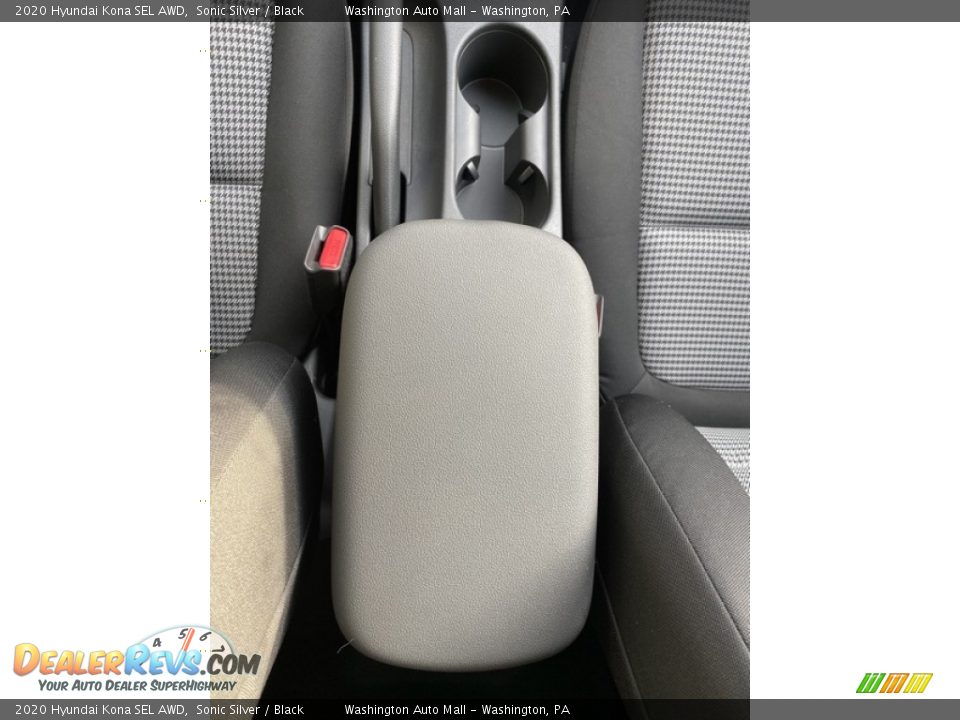 2020 Hyundai Kona SEL AWD Sonic Silver / Black Photo #36