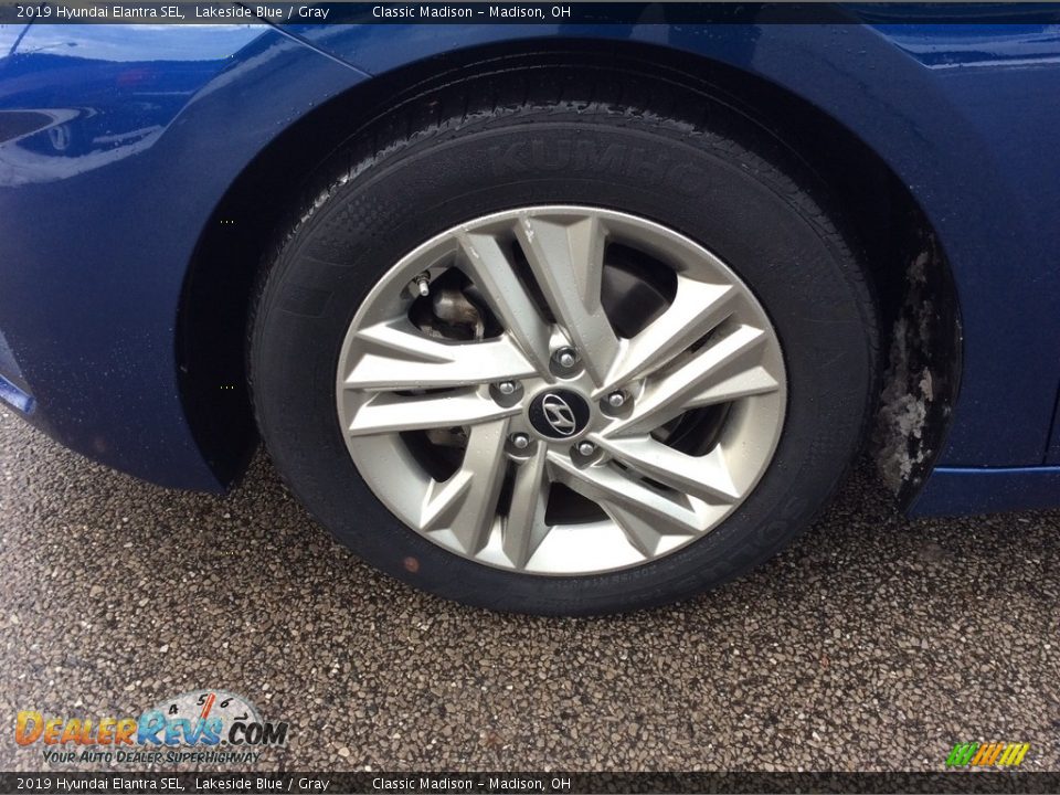 2019 Hyundai Elantra SEL Lakeside Blue / Gray Photo #14