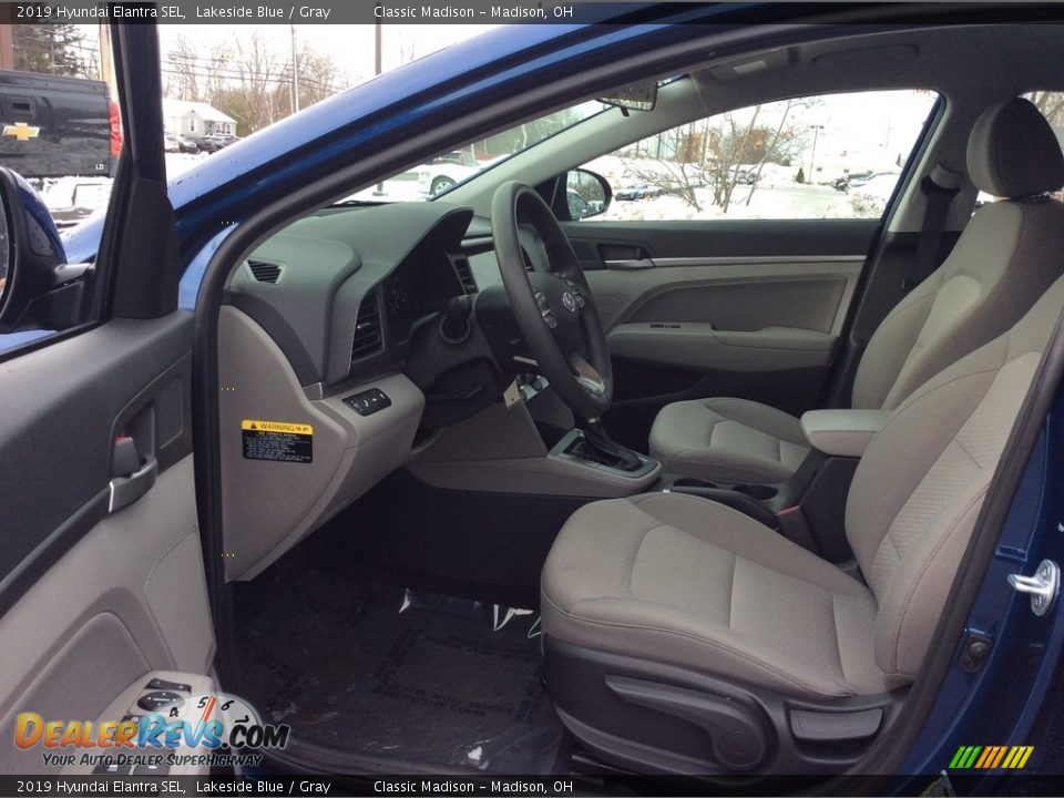 2019 Hyundai Elantra SEL Lakeside Blue / Gray Photo #16