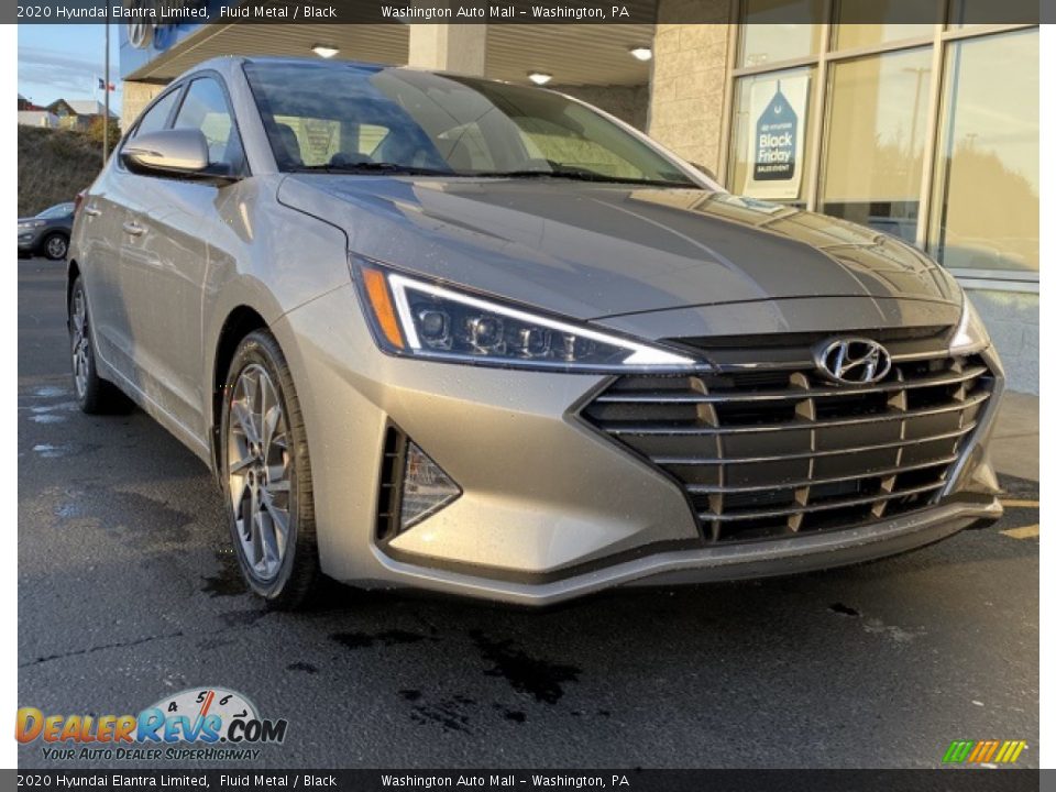 2020 Hyundai Elantra Limited Fluid Metal / Black Photo #1