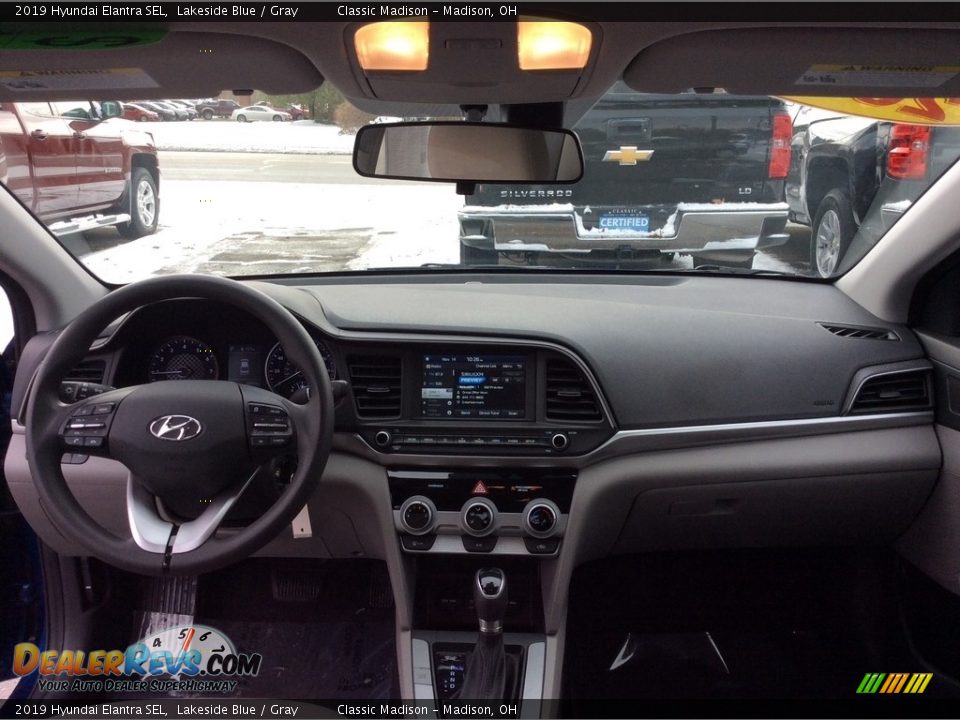 2019 Hyundai Elantra SEL Lakeside Blue / Gray Photo #17
