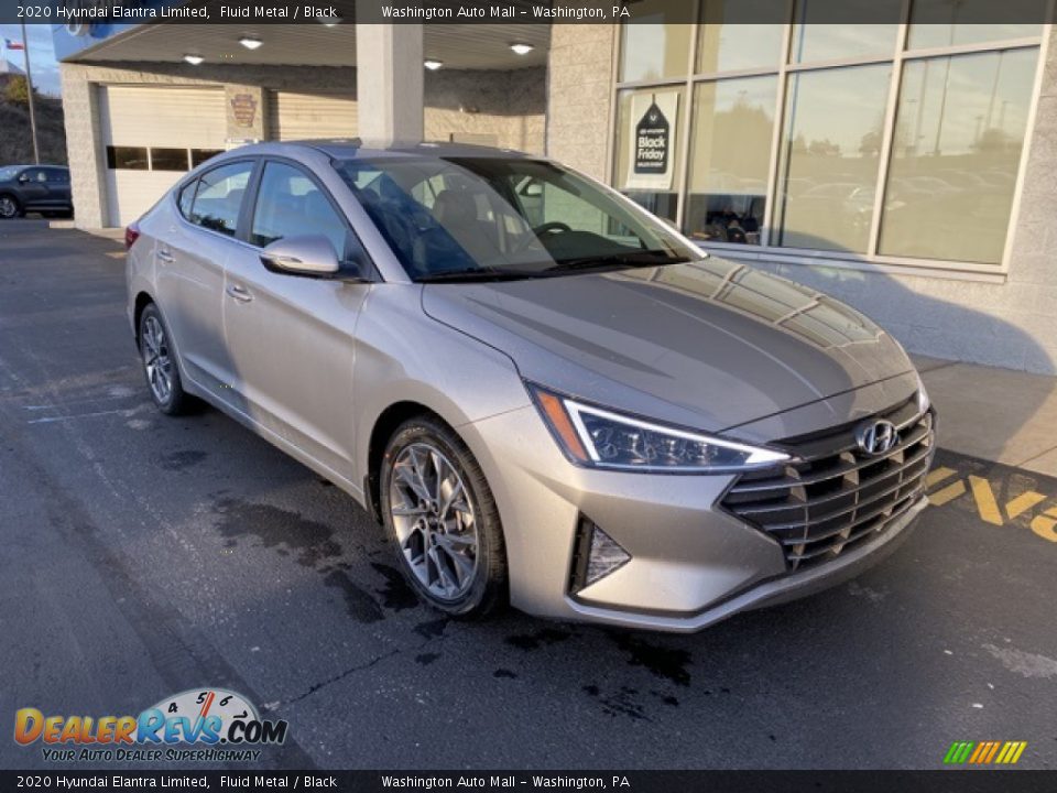 2020 Hyundai Elantra Limited Fluid Metal / Black Photo #2