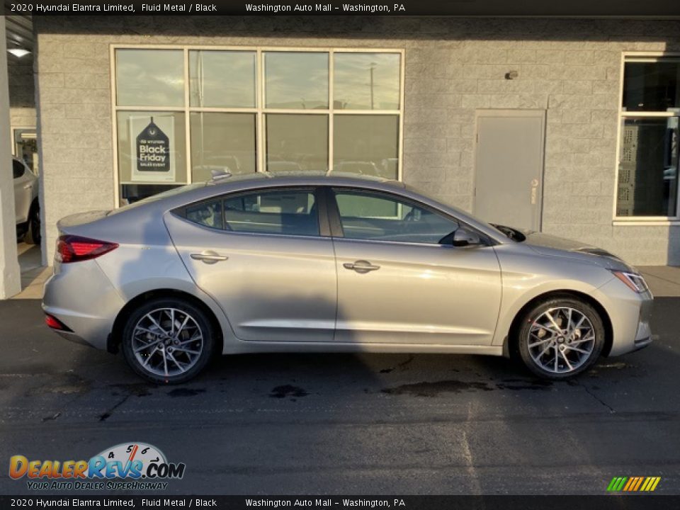 2020 Hyundai Elantra Limited Fluid Metal / Black Photo #3