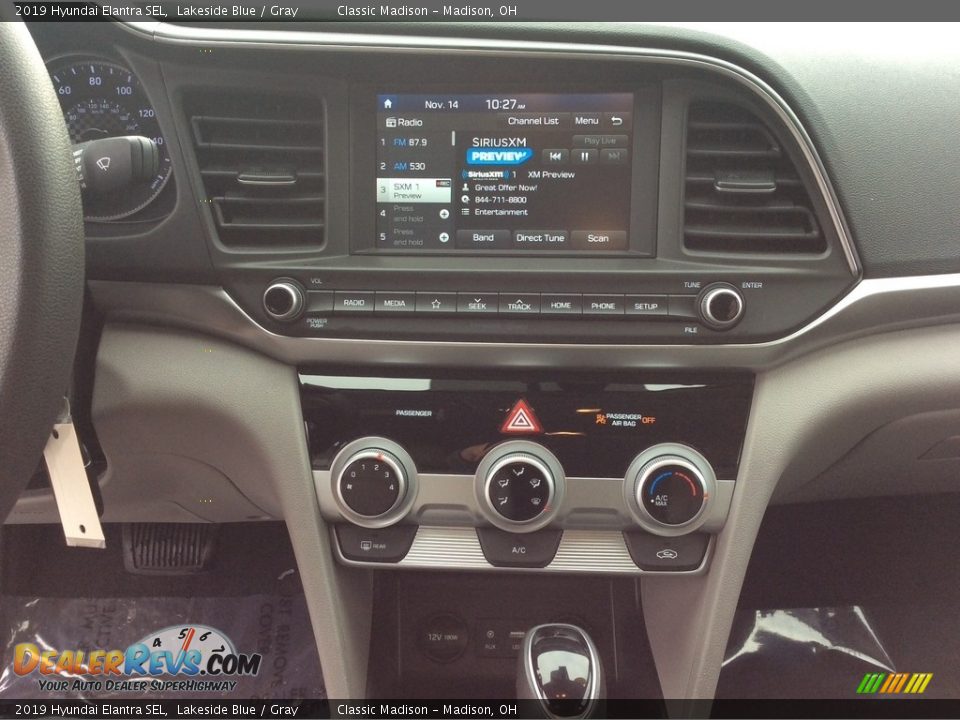 2019 Hyundai Elantra SEL Lakeside Blue / Gray Photo #18