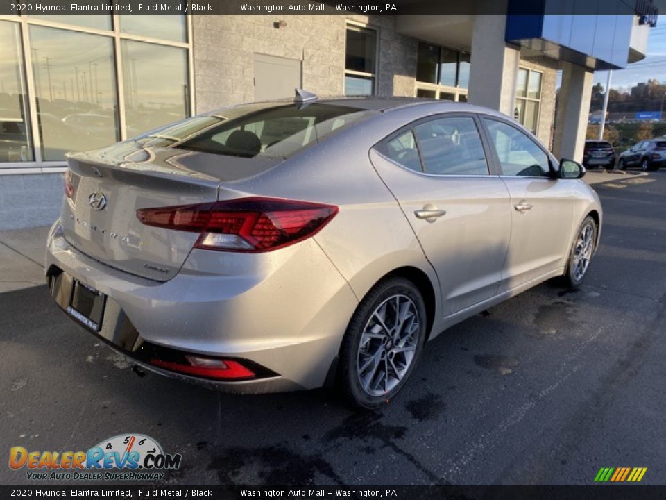 2020 Hyundai Elantra Limited Fluid Metal / Black Photo #4