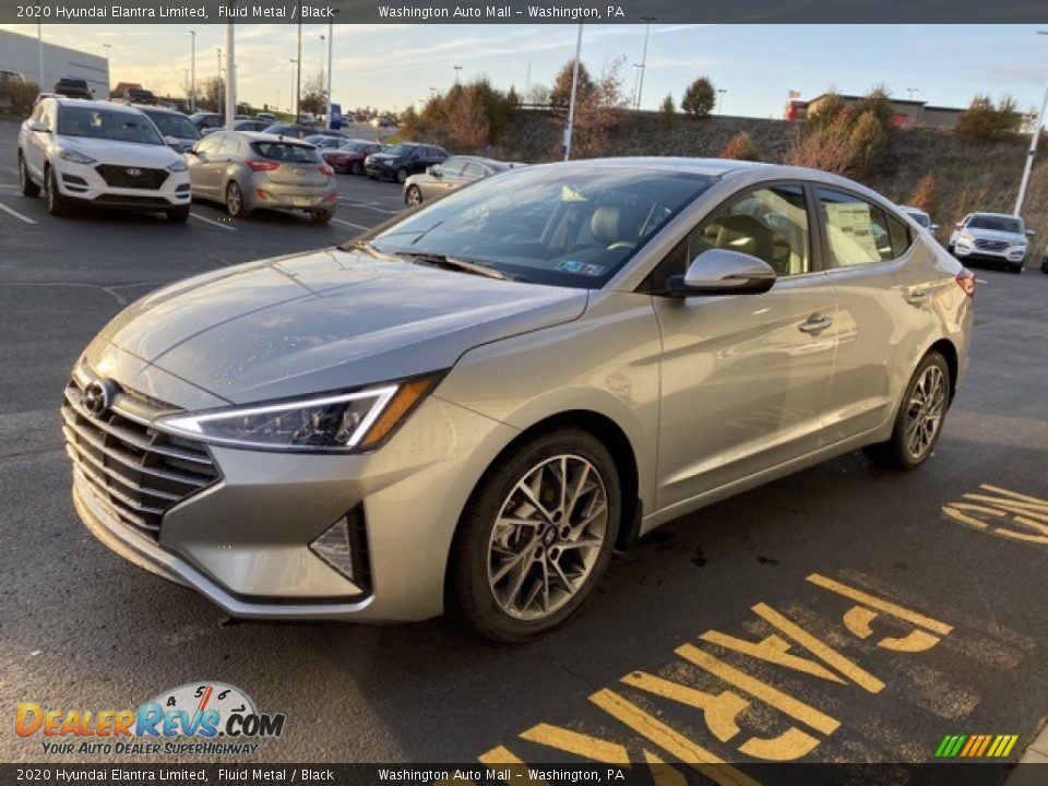 2020 Hyundai Elantra Limited Fluid Metal / Black Photo #7
