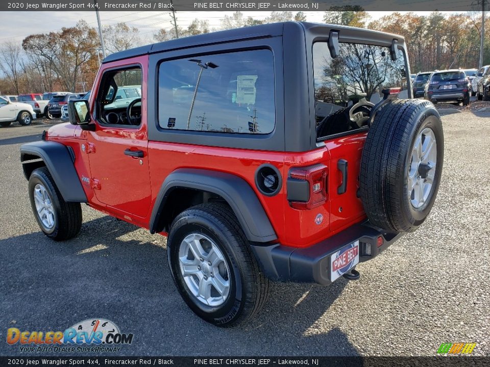 2020 Jeep Wrangler Sport 4x4 Firecracker Red / Black Photo #4