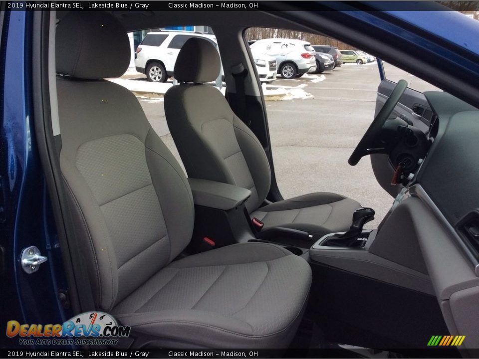 2019 Hyundai Elantra SEL Lakeside Blue / Gray Photo #22