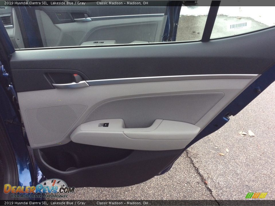 2019 Hyundai Elantra SEL Lakeside Blue / Gray Photo #23