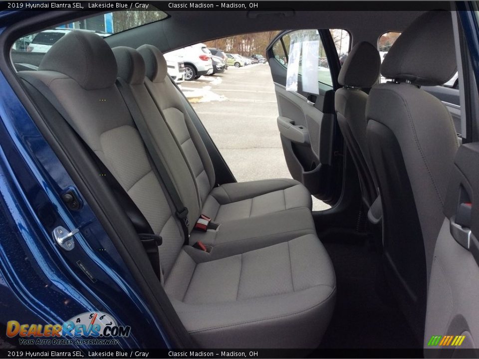 2019 Hyundai Elantra SEL Lakeside Blue / Gray Photo #24