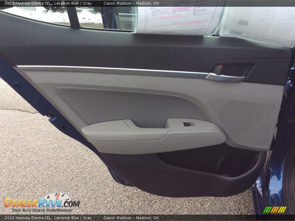 2019 Hyundai Elantra SEL Lakeside Blue / Gray Photo #25