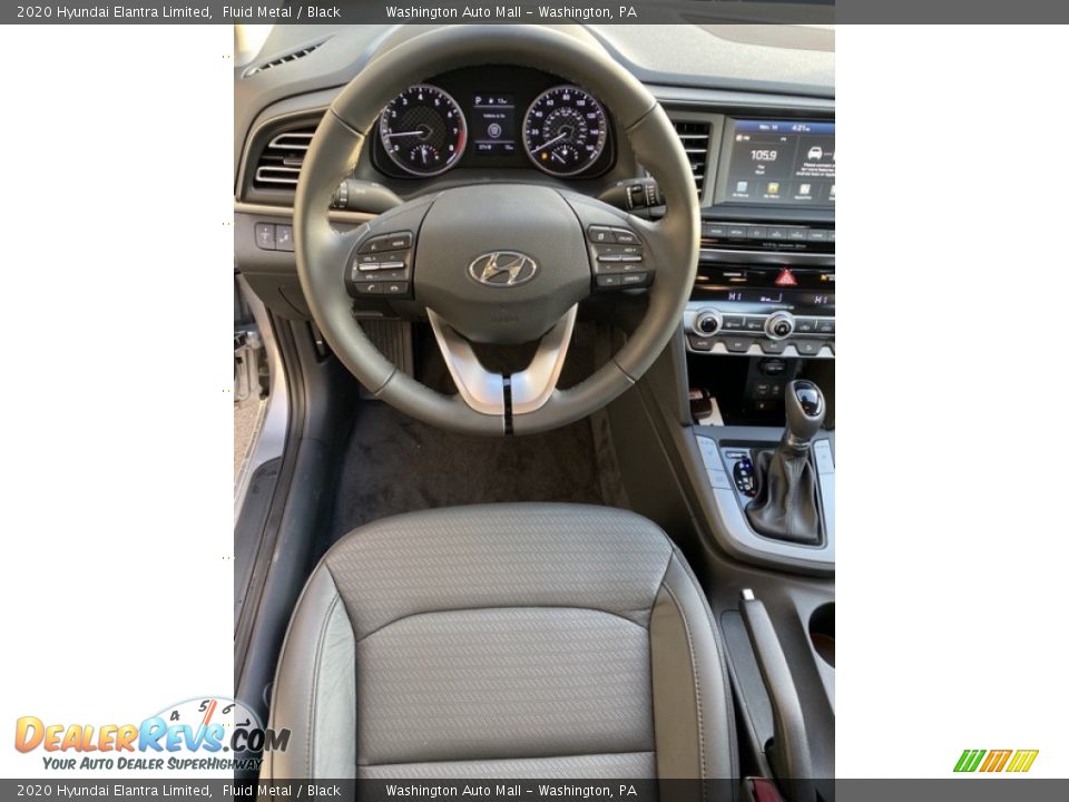 2020 Hyundai Elantra Limited Fluid Metal / Black Photo #14