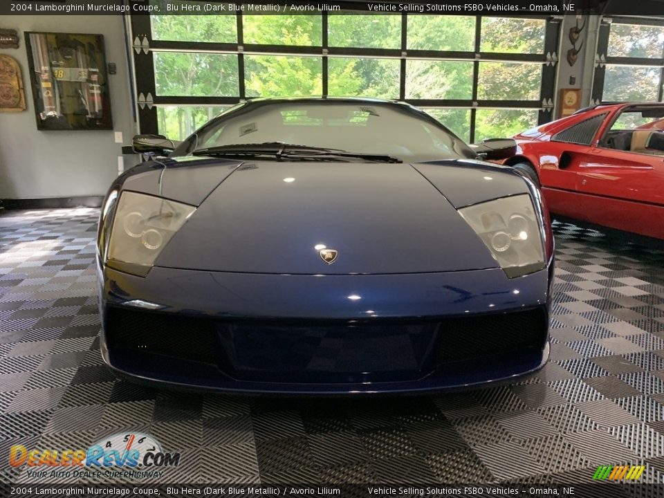 2004 Lamborghini Murcielago Coupe Blu Hera (Dark Blue Metallic) / Avorio Lilium Photo #12