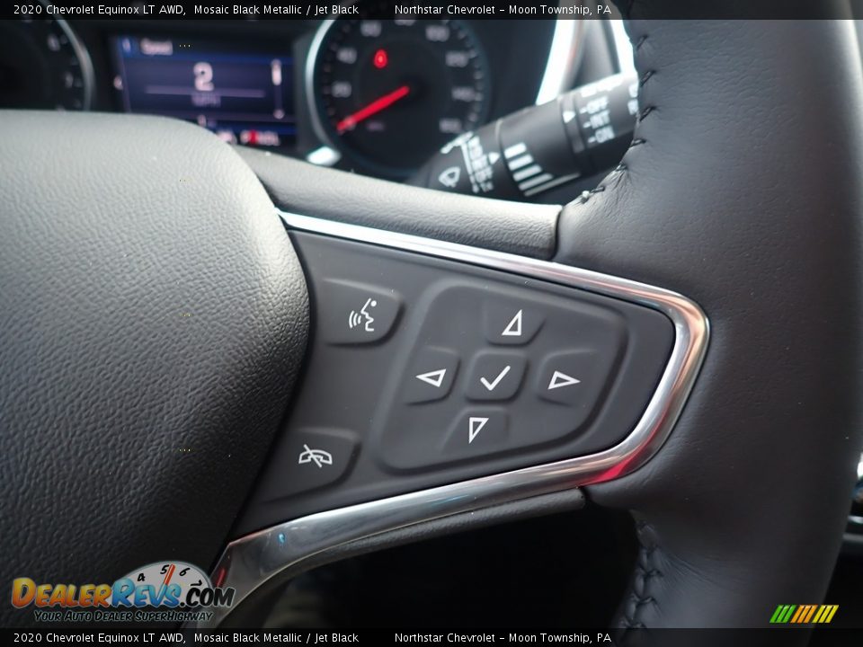 2020 Chevrolet Equinox LT AWD Mosaic Black Metallic / Jet Black Photo #19