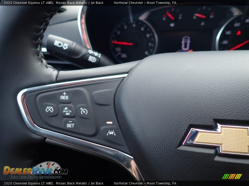 2020 Chevrolet Equinox LT AWD Mosaic Black Metallic / Jet Black Photo #20