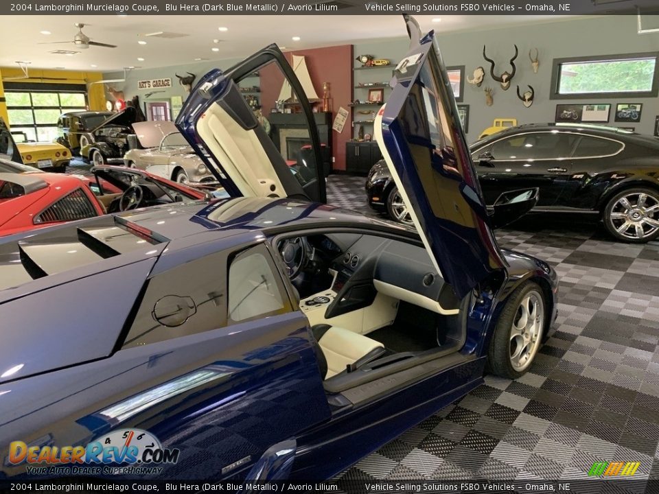 2004 Lamborghini Murcielago Coupe Blu Hera (Dark Blue Metallic) / Avorio Lilium Photo #15