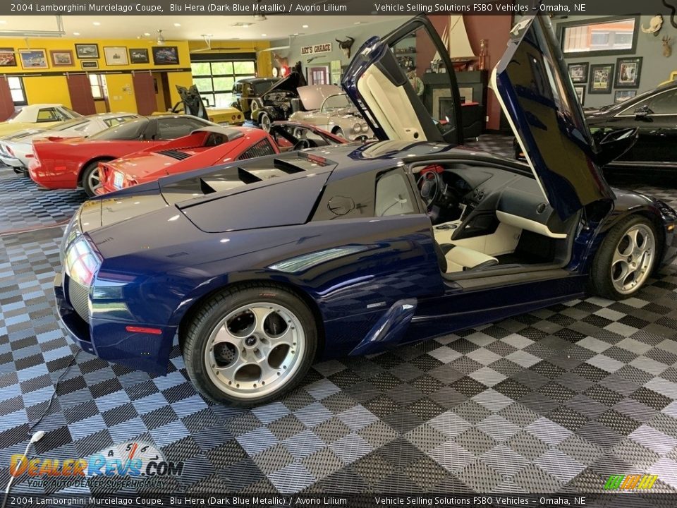 2004 Lamborghini Murcielago Coupe Blu Hera (Dark Blue Metallic) / Avorio Lilium Photo #16