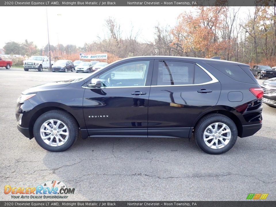 2020 Chevrolet Equinox LT AWD Midnight Blue Metallic / Jet Black Photo #2