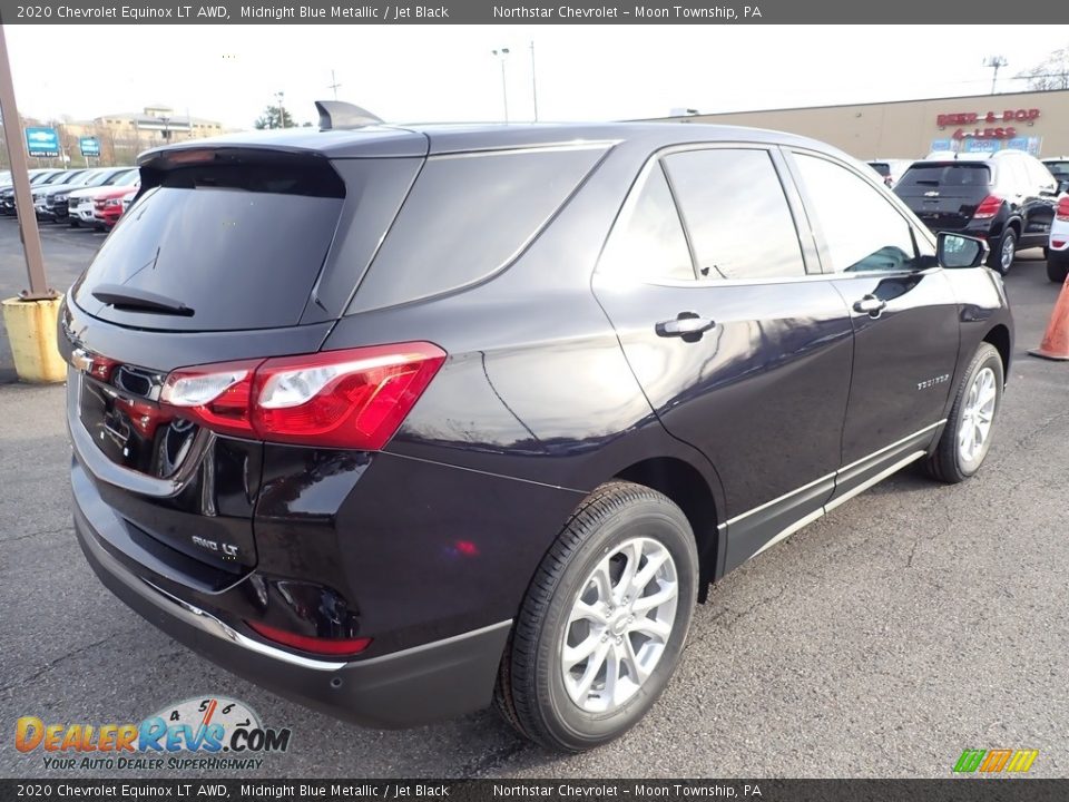 2020 Chevrolet Equinox LT AWD Midnight Blue Metallic / Jet Black Photo #5