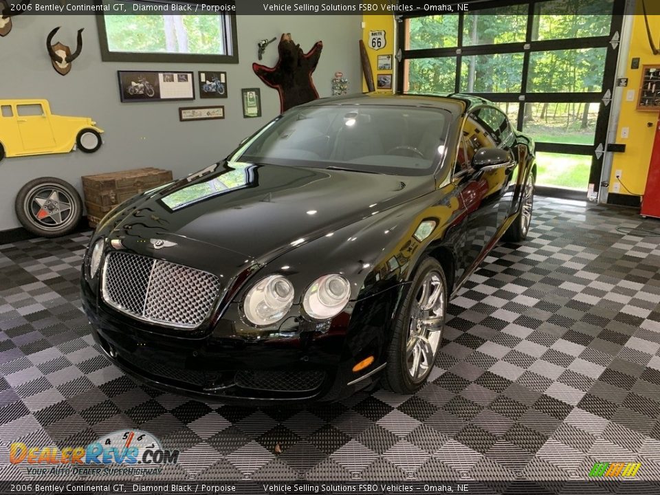 2006 Bentley Continental GT Diamond Black / Porpoise Photo #1