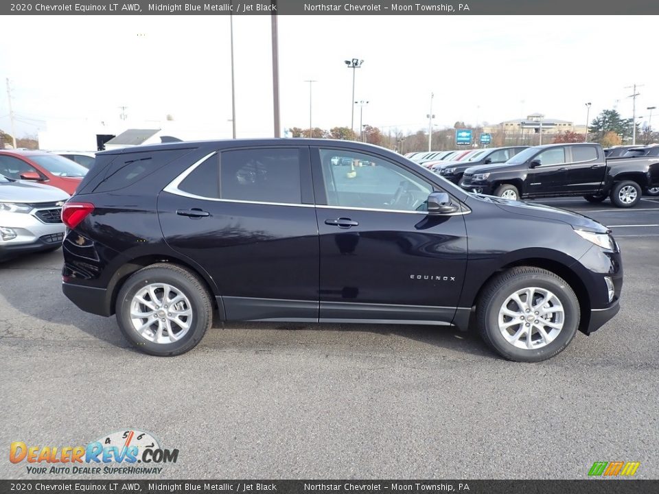 2020 Chevrolet Equinox LT AWD Midnight Blue Metallic / Jet Black Photo #6