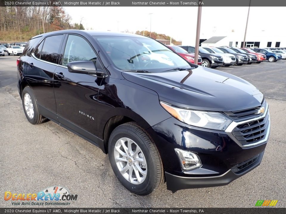 2020 Chevrolet Equinox LT AWD Midnight Blue Metallic / Jet Black Photo #7