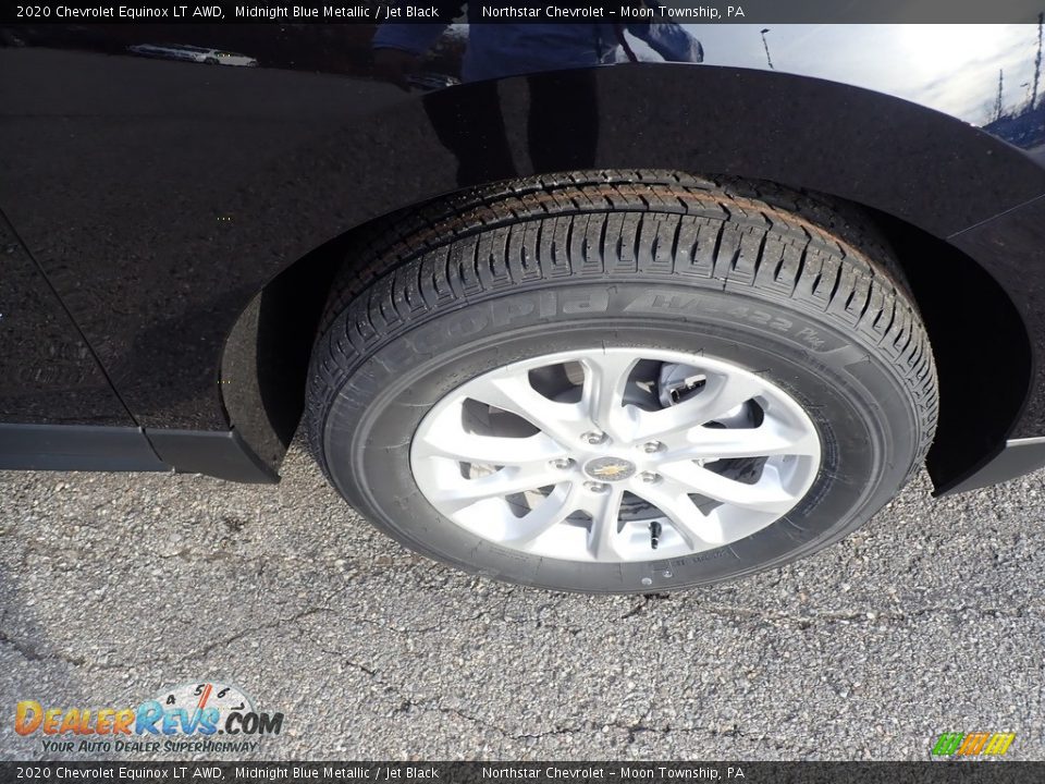2020 Chevrolet Equinox LT AWD Midnight Blue Metallic / Jet Black Photo #9