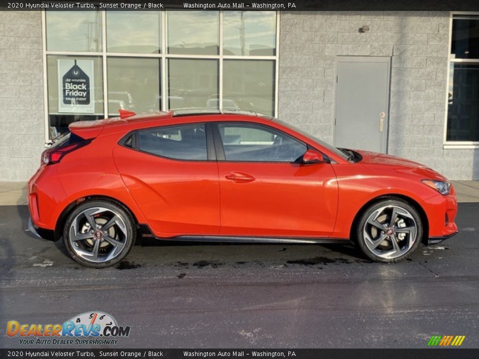 Sunset Orange 2020 Hyundai Veloster Turbo Photo #3
