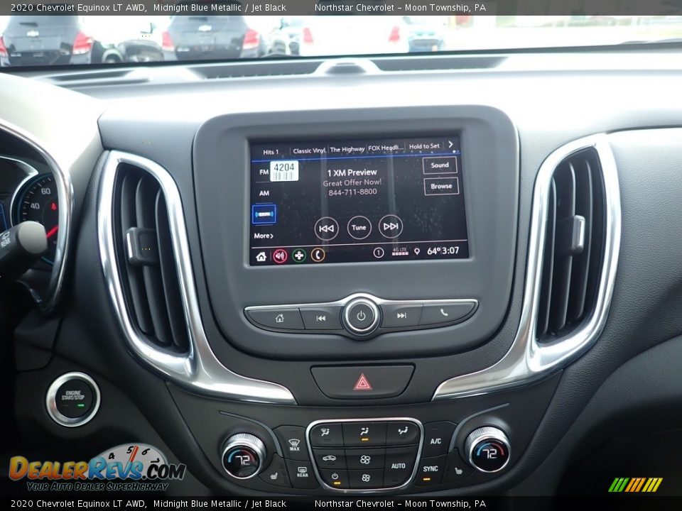 2020 Chevrolet Equinox LT AWD Midnight Blue Metallic / Jet Black Photo #17
