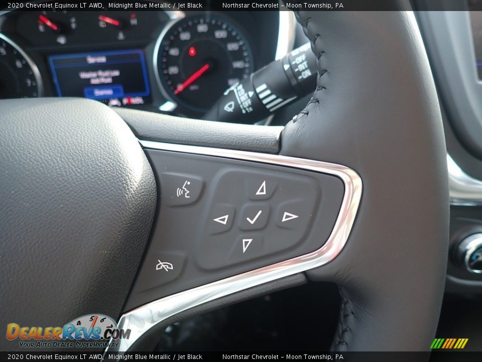 2020 Chevrolet Equinox LT AWD Midnight Blue Metallic / Jet Black Photo #19