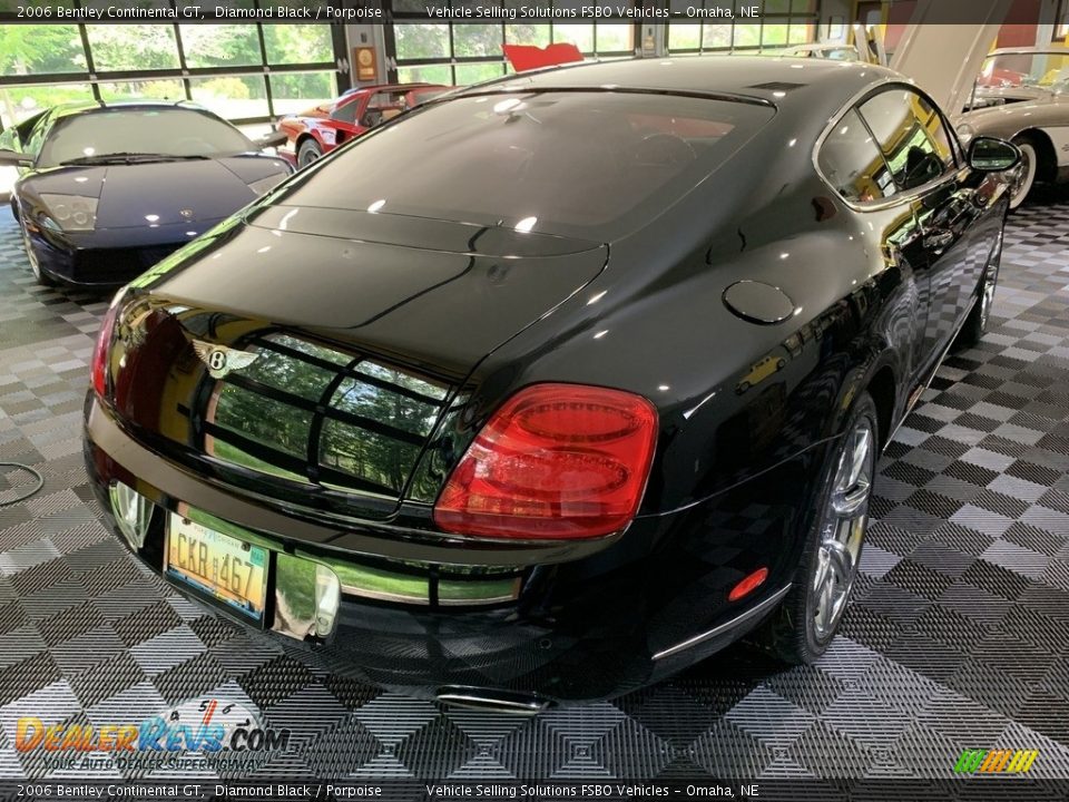 2006 Bentley Continental GT Diamond Black / Porpoise Photo #15