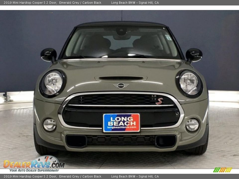 2019 Mini Hardtop Cooper S 2 Door Emerald Grey / Carbon Black Photo #2