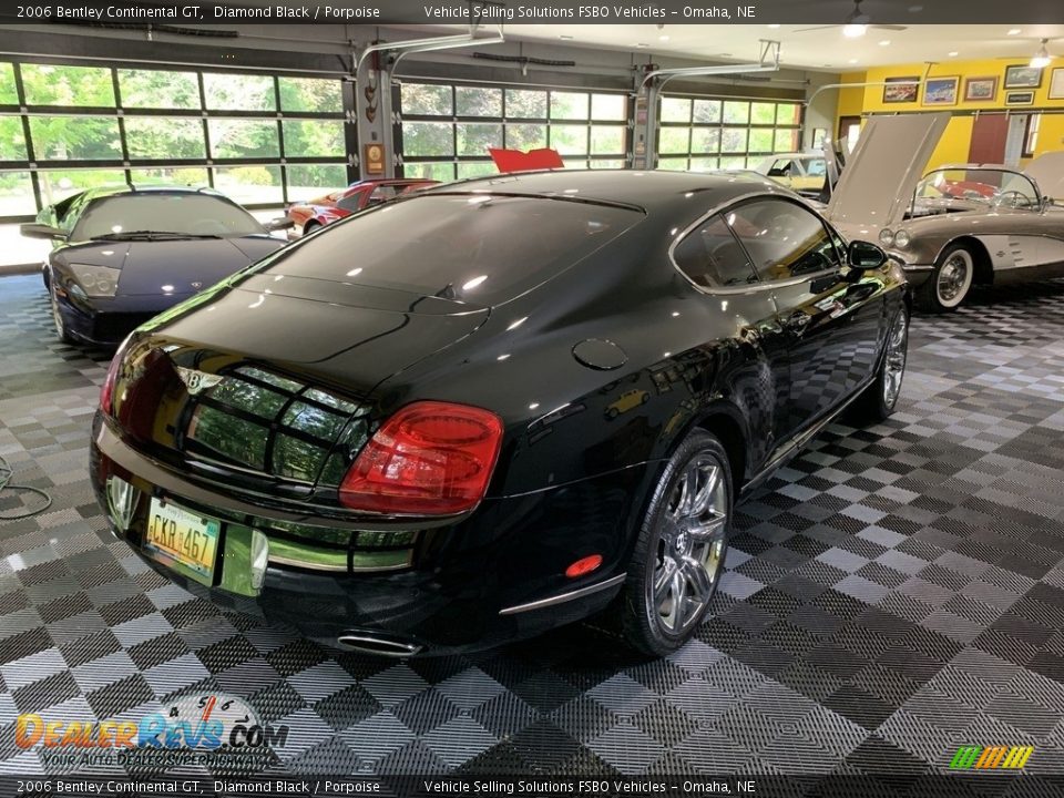 2006 Bentley Continental GT Diamond Black / Porpoise Photo #17