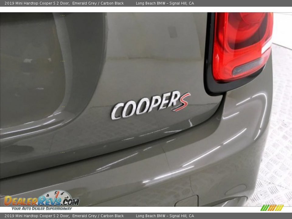 2019 Mini Hardtop Cooper S 2 Door Emerald Grey / Carbon Black Photo #7