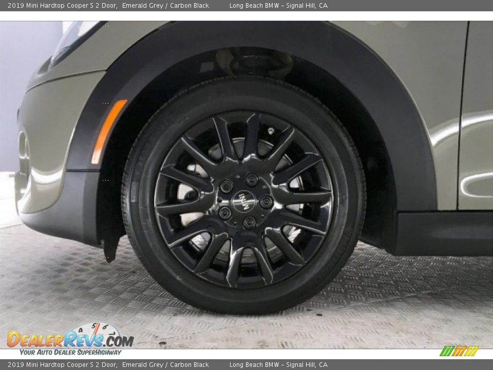 2019 Mini Hardtop Cooper S 2 Door Emerald Grey / Carbon Black Photo #8