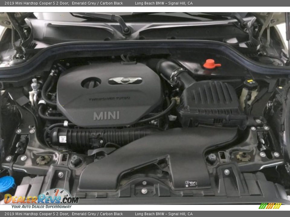 2019 Mini Hardtop Cooper S 2 Door Emerald Grey / Carbon Black Photo #9