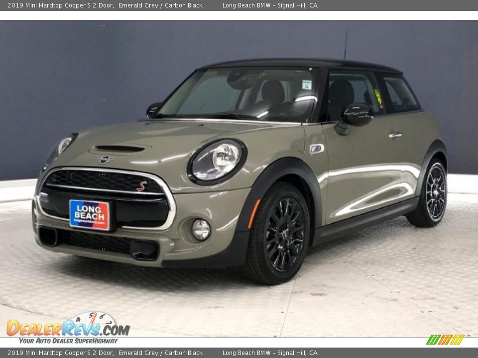 2019 Mini Hardtop Cooper S 2 Door Emerald Grey / Carbon Black Photo #12