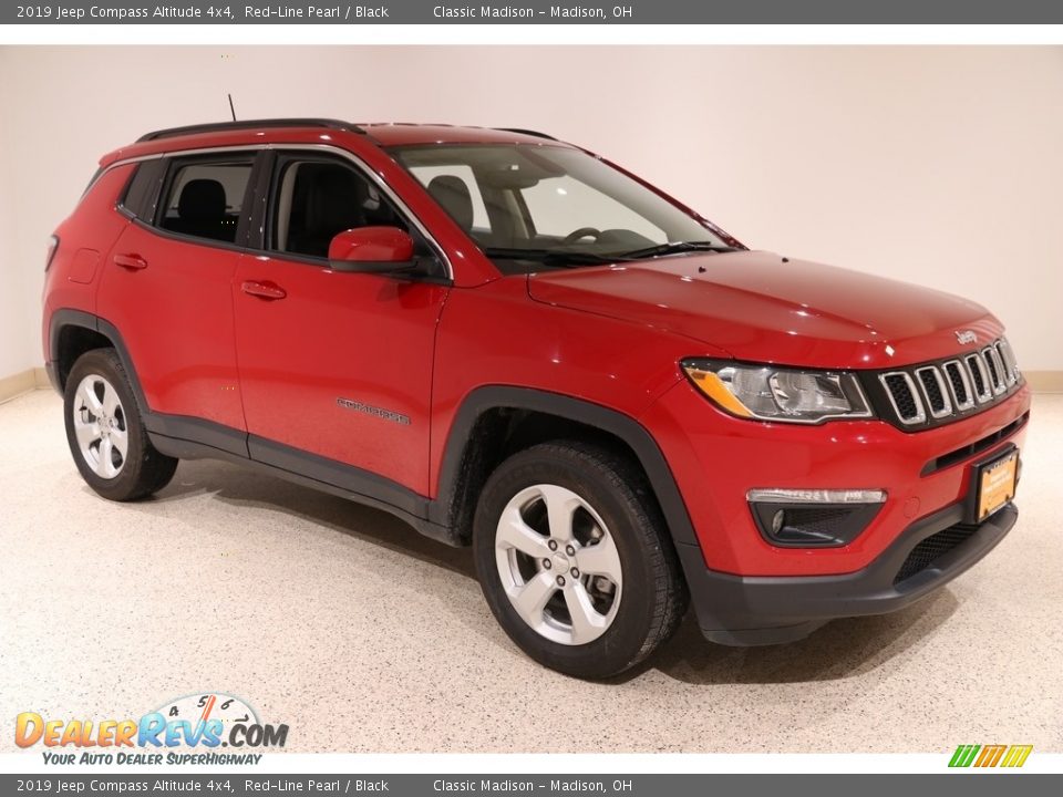 2019 Jeep Compass Altitude 4x4 Red-Line Pearl / Black Photo #1