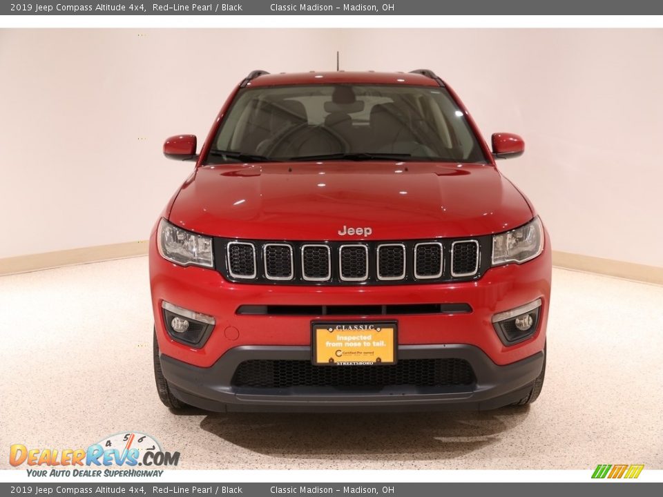 2019 Jeep Compass Altitude 4x4 Red-Line Pearl / Black Photo #2