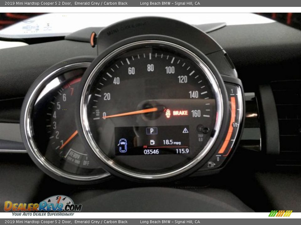 2019 Mini Hardtop Cooper S 2 Door Emerald Grey / Carbon Black Photo #16