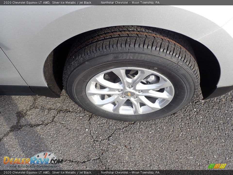 2020 Chevrolet Equinox LT AWD Silver Ice Metallic / Jet Black Photo #9