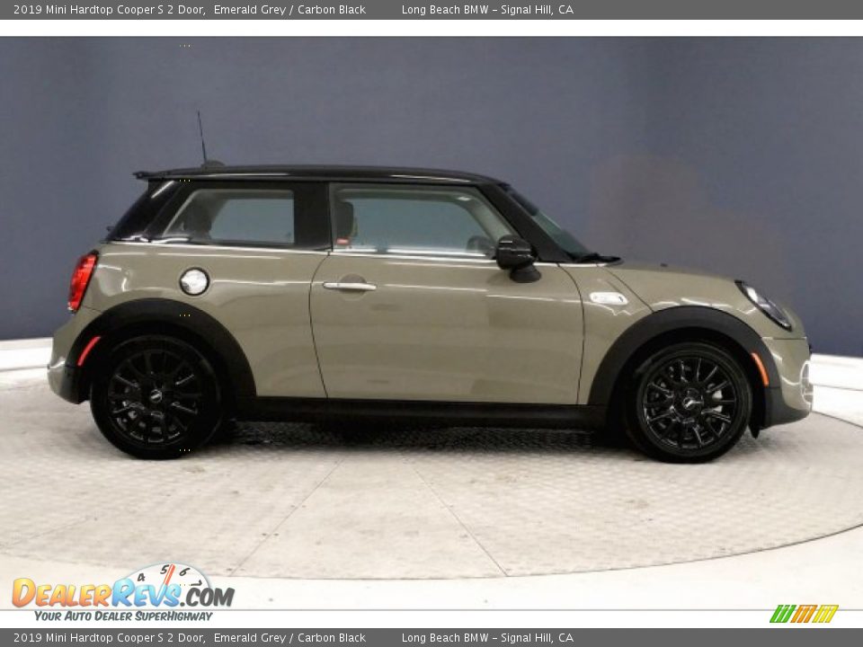 2019 Mini Hardtop Cooper S 2 Door Emerald Grey / Carbon Black Photo #31