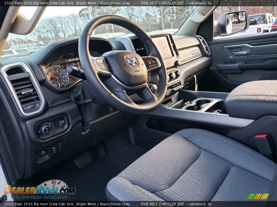 Front Seat of 2020 Ram 1500 Big Horn Crew Cab 4x4 Photo #7