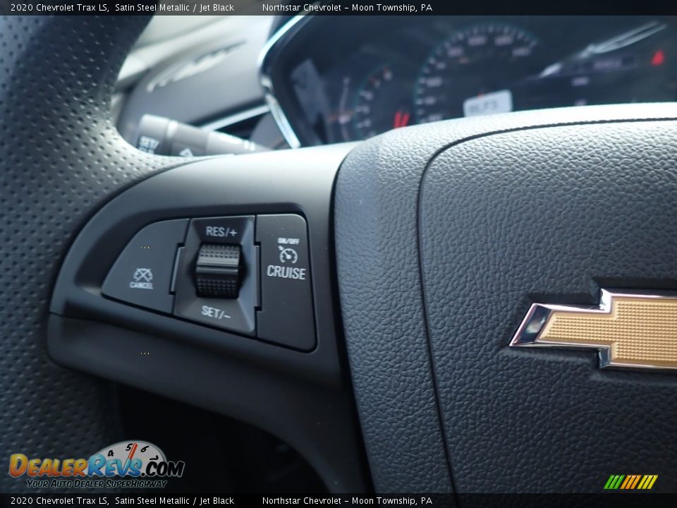 2020 Chevrolet Trax LS Satin Steel Metallic / Jet Black Photo #19